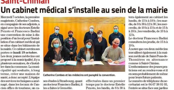 Ouverture du site de St-Chinian